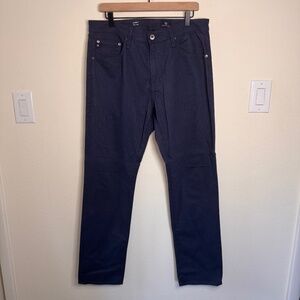 AG Everett Slim Straight Five Pocket Pants Men's Size 34 x 32 Blue Preppy Casual